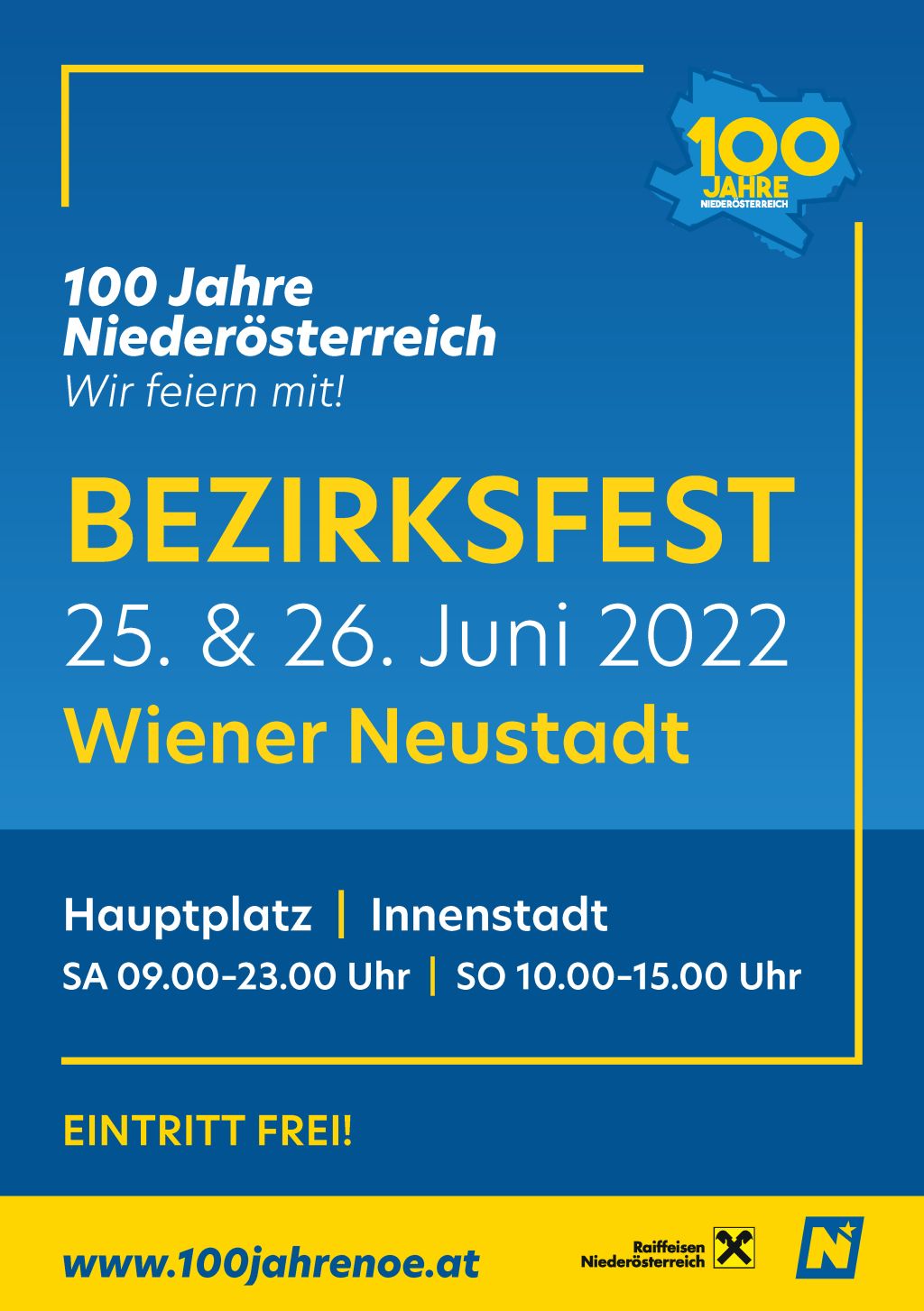 Bezirksfest „100 Jahre Niederösterreich“